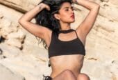 LATINA MELOSA Y CARIÑOSA EN PLAYA D’EN BOSSA