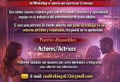 Casting abierto! Oportunidad para talentos adultos